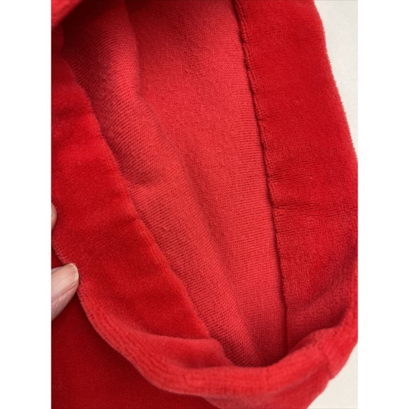Vintage 90's Goola Gong Velour Red Track Suit Medium - Picture 8 of 16